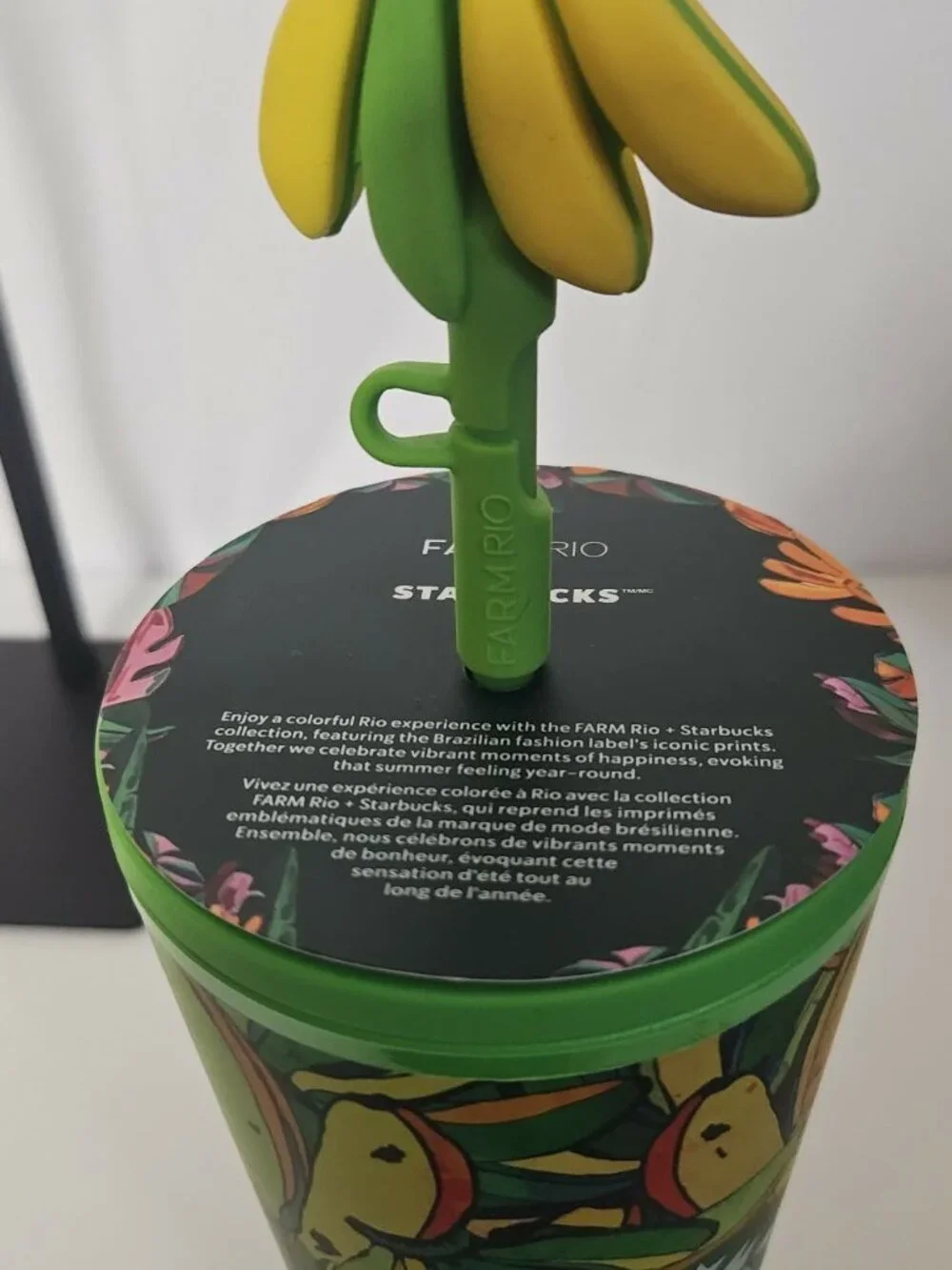 Starbucks x FARM Rio Tropical Banana Tumbler Venti 24oz New Never used